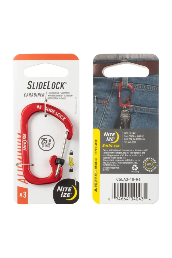 Nite Ize Slidelock Aluminium Carabiner #3>Macpac Discount
