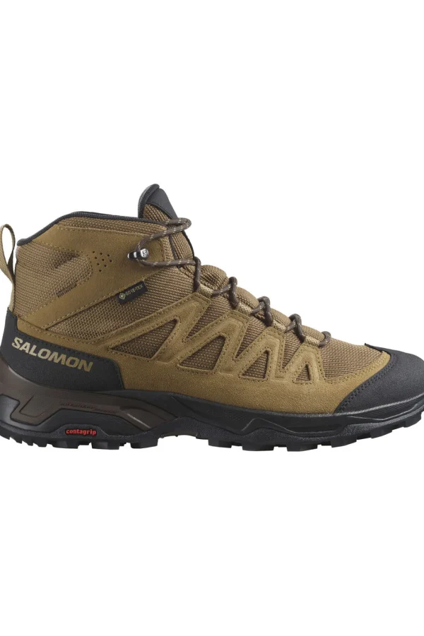 Salomon Men'S X Ward Leather Gtx Mid Hiking Boots>Macpac Flash Sale